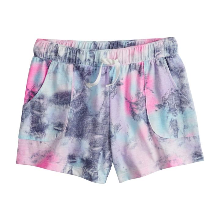 Girls 7-16 & Plus Size So&reg; Pattern Knit Shorts, Size: 16, Brt Pink