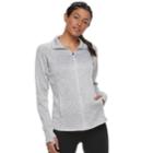 Women's Tek Gear Sweater Fleece Jacket, Size: Large, Black