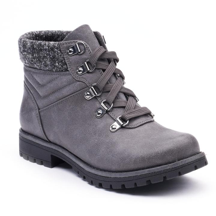 Sonoma Goods For Life&trade; Claudia Women's Ankle Boots, Size: Medium (10), Med Grey