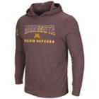 Men's Minnesota Golden Gophers Thermal Hooded Tee, Size: Medium, Dark Red