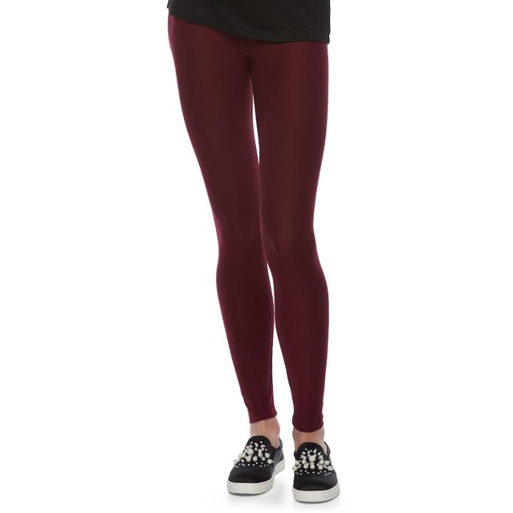 Juniors' Pink Republic Peached Leggings, Teens, Size: Small, Brt Red