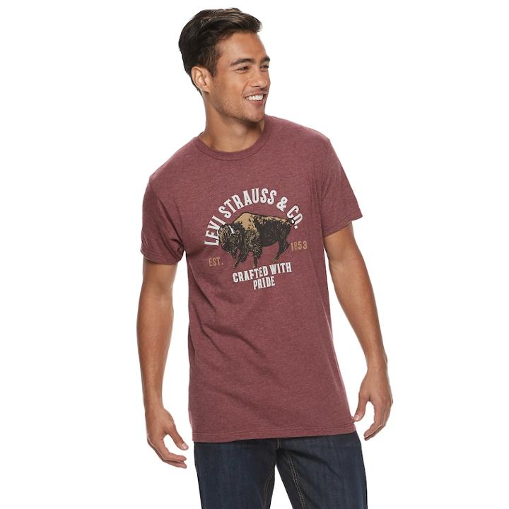 Men's Levi's Paradisco Tee, Size: Xxl, Dark Red