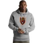 Men's Antigua Real Salt Lake Victory Logo Hoodie, Size: Medium, Light Grey