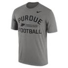 Men's Nike Purdue Boilermakers Dri-fit Legend Lift Tee, Size: Xl, Med Grey