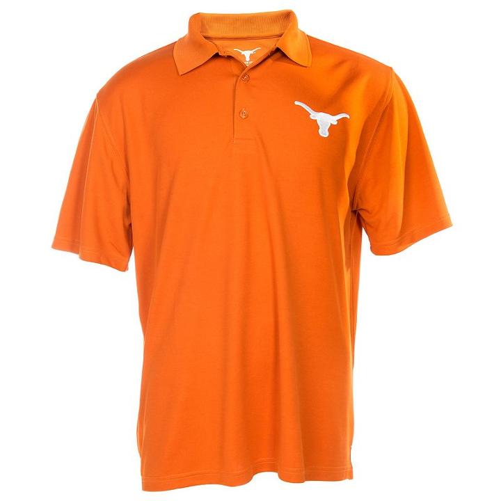 Men's Texas Longhorns Silhoutte Polo, Size: Small, Orange
