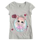Girls 4-6x Lol Surprise! Center Stage Tee, Size: 6x, Grey