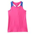 Girls 4-6x Adidas Colorblock Twist Back Tank Top, Girl's, Size: 6x, Med Pink