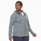 Plus Size Tek Gear&reg; Fleece Hoodie, Women's, Size: 3xl, Med Grey