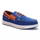 Men's Eastland New York Mets Adventure Boat Shoes, Size: Medium (11.5), Dark Blue