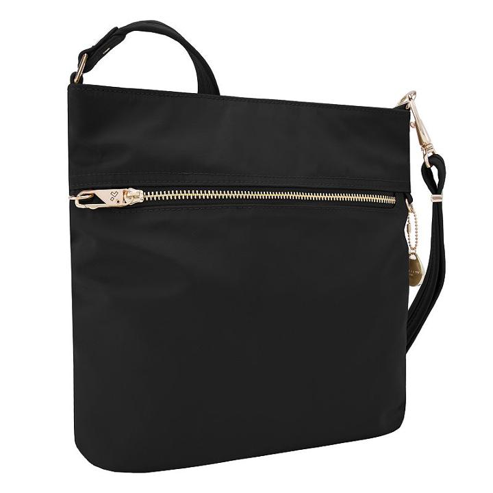 Travelon Anti-theft Tailored North-south Slim Bag, Women's, Black