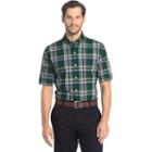 Big & Tall Arrow Plaid Button-down Shirt, Men's, Size: Xxl Tall, Med Green