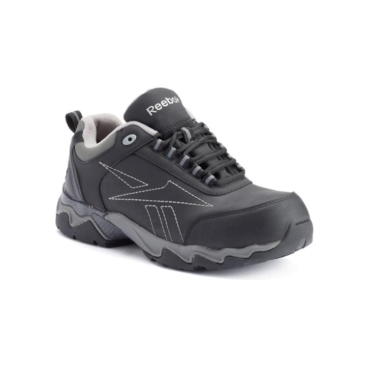 Reebok Work Beamer Men's Composite-toe Shoes, Size: Medium (7), Black