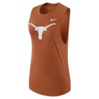 Women's Nike Texas Longhorns Dri-fit Muscle Tee, Size: Medium, Drk Orange