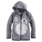 Boys 4-7x Star Wars A Collection For Kohl's Star Wars: Episode Vii The Force Awakens Foiled Bb-8 Zip Hoodie, Size: 6, Grey