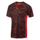 Men's Puma Colorblock Graphic Tee, Size: Xl, Red