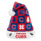 Foco Chicago Cubs Christmas Santa Hat, Multicolor