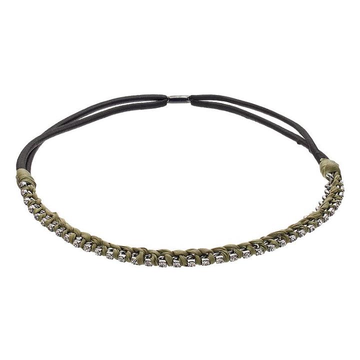 Simply Vera Vera Wang Simulated Crystal Chiffon Headband, Women's, Oxford
