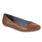 Dr. Scholl's Really Women's Leather Ballet Flats, Size: Medium (9.5), Dark Brown