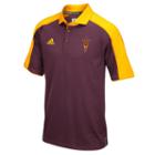 Men's Adidas Arizona State Sun Devils Sideline Coaches Polo, Size: Large, Red
