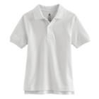 Boys 4-7 Chaps Pique School Uniform Polo, Boy's, Size: Small, White