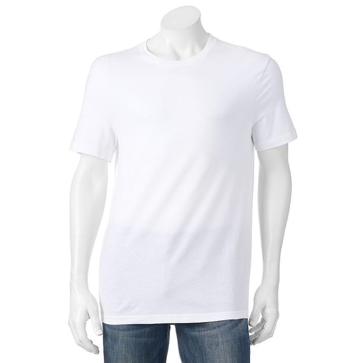 Big & Tall Sonoma Goods For Life&trade; Everyday Tee, Men's, Size: 3xb, White