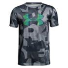 Boys 8-20 Under Armour Big Logo Tee, Size: Small, Red Overfl
