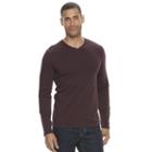 Men's Apt. 9 Solid V-neck Tee, Size: Small, Purple