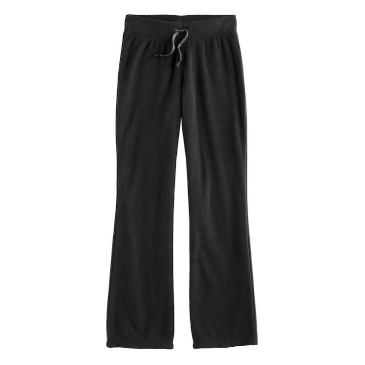 Girls 7-16 & Plus Size So&reg; Flare Sweatpants, Size: 10, Black