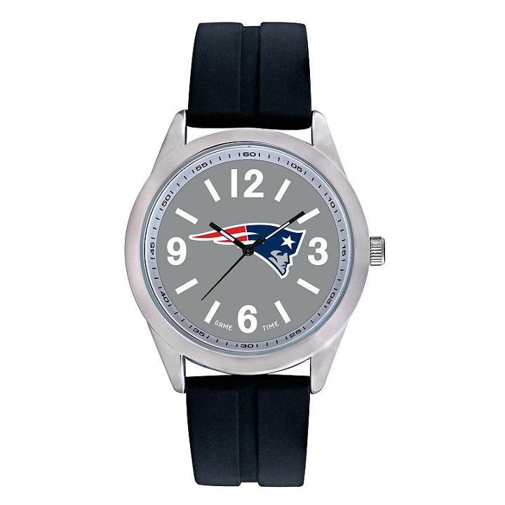 Men's Game Time New England Patriots Varsity Watch, Black