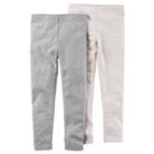 Girls 4-8 Carter's 2-pk. Leggings, Size: 8, Multi