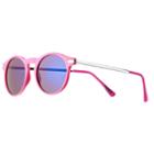 Girls 4-16 Mirror Lense Round Sunglasses, Girl's, Dark Pink