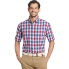 Big & Tall Arrow Printed Button-down Shirt, Men's, Size: Xl Tall, Blue Other