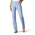 Women's Lee Petite Classic Fit Pant, Size: 10p-short, Light Blue