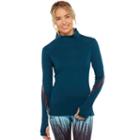 Women's Shape Active Radium 1/2 Zip Jacket, Size: Large, Green Oth