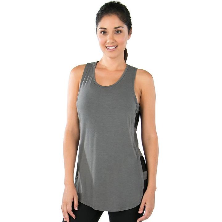 Women's Balance Collection Ophelia Strappy Tank, Size: Xl, Dark Grey