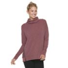 Women's Tek Gear&reg; Forward Seam Turtle Neck Top, Size: Xs, Dark Red