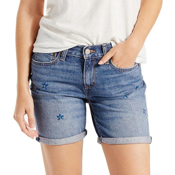 Women's Levi's&reg; Classic Jean Shorts, Size: 10/30, Med Blue