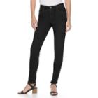 Women's Dana Buchman Skinny Jeans, Size: 8, Black