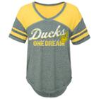 Juniors' Oregon Ducks Football Tee, Women's, Size: Xl, Dark Green