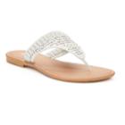 Women's Sonoma Goods For Life&trade; Basket Weave Perforated Shield Sandals, Size: Small, White