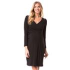 Maternity Pip & Vine By Rosie Pope Wrap Dress, Women's, Size: Xl-mat, Black