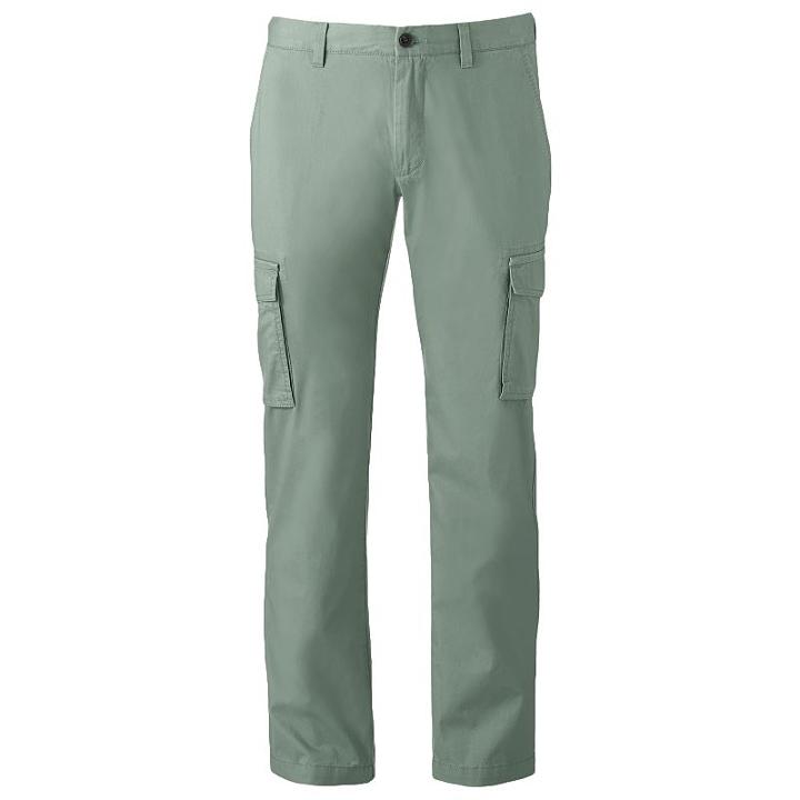 Men's Marc Anthony Slim-fit Twill Cargo Pants, Size: 38x36, Grey