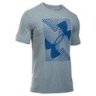 Men's Under Armour Shield Glitch Tee, Size: Large, Dark Grey