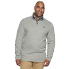 Big & Tall Izod Quarter-zip Fleece, Men's, Size: 3xl Tall, Light Grey