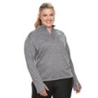 Plus Size Nike Pacer Running Top, Women's, Size: 2xl, Med Grey