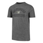 Men's '47 Brand Milwaukee Brewers Match Tee, Size: Small, Gray