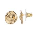 Dana Buchman Hammered Circle Stud Earrings, Women's, Gold