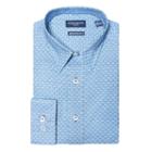 Men's Nick Dunn Modern-fit Dress Shirt, Size: M-32/33, Blue (navy)