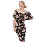 Juniors' Almost Famous Off-the-shoulder Shift Dress, Teens, Size: Medium, Drk Purple