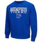 Men's Memphis Tigers Fleece Sweatshirt, Size: Medium, Blue (navy)
